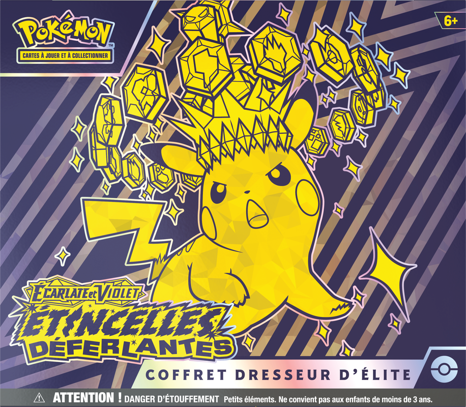 Coffret Dresseur d'Élite Pokémon Scarlet &amp; Violet Surging Sparks (Français) (Pré-commande)