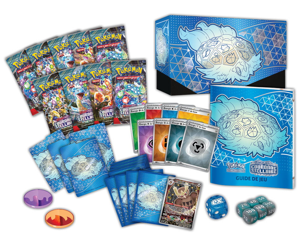 Coffret Dresseur Élite Couronne Stellaire Pokémon Écarlate et Violette (Français)