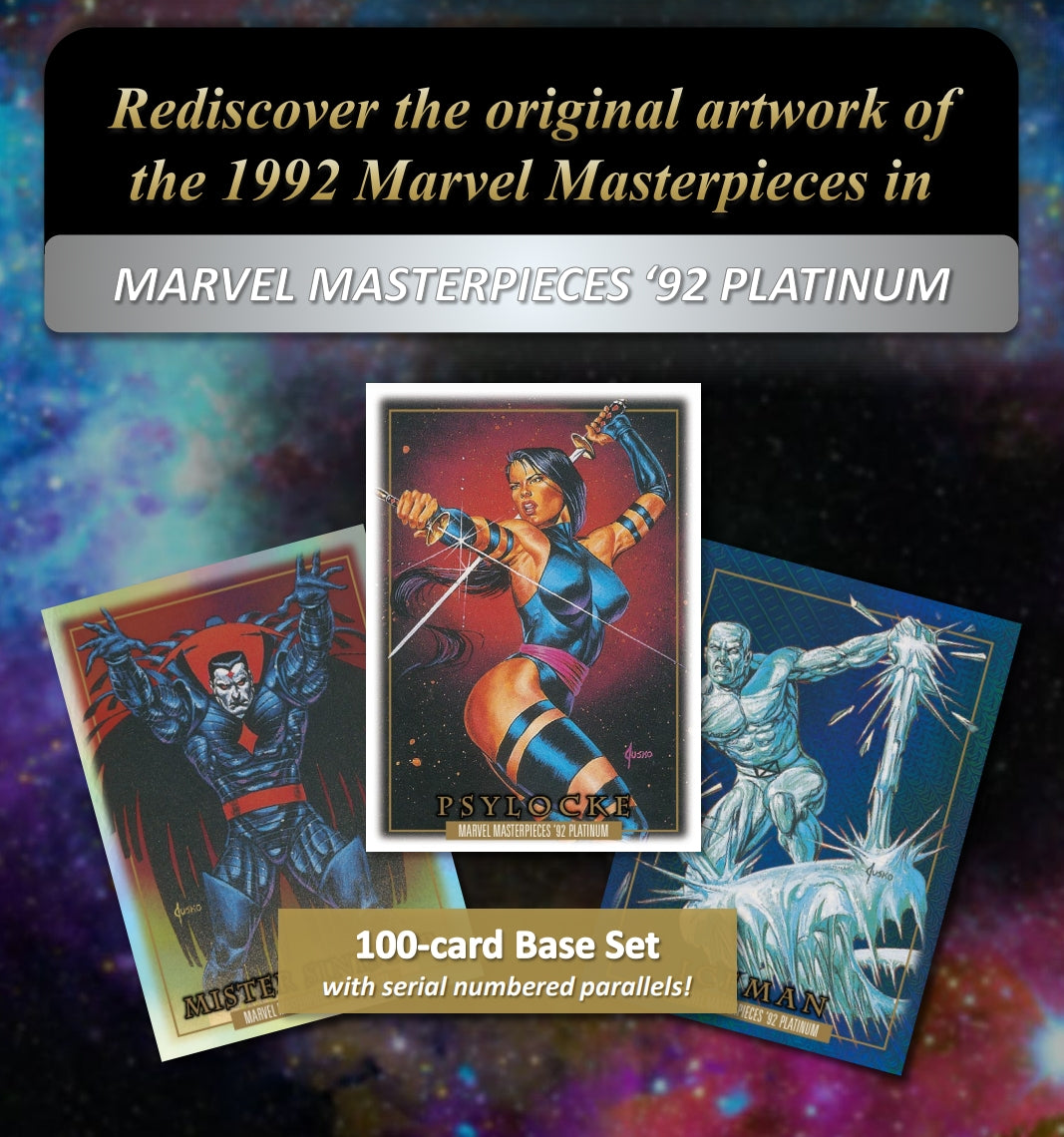 2024 Marvel Masterpieces '92 Platinum Hobby Box (Pre-Order) - Miraj Trading