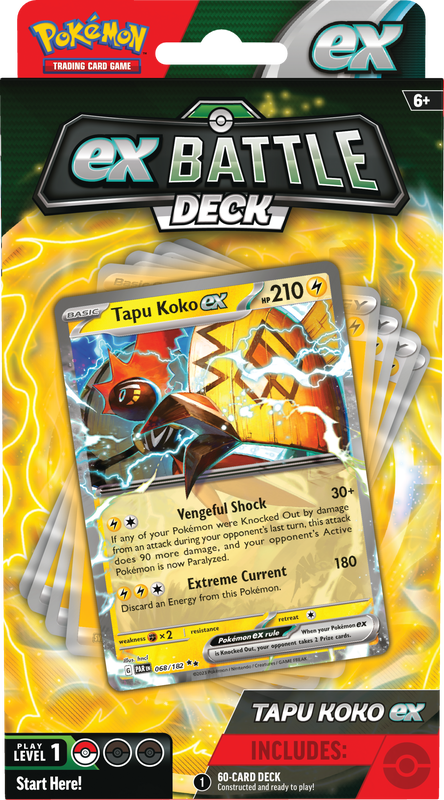 Pokemon Battle Deck Tapu Koko/Iron Leaves EX