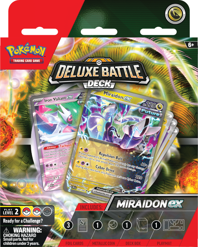 Pokemon Deluxe Battle Deck Miraidon/Koraidon EX (Pré-commande)