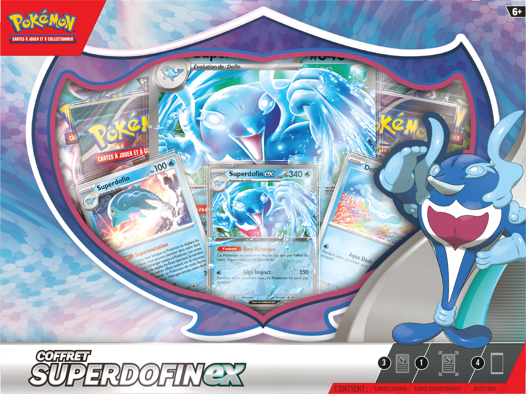 Pokemon Superdofin EX Boîte (French)(Pre-Order) - Miraj Trading