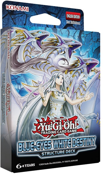 Yugioh Blue Eyes White Destiny Structure Deck Display Box (8 Decks per Display)(Pre-Order)