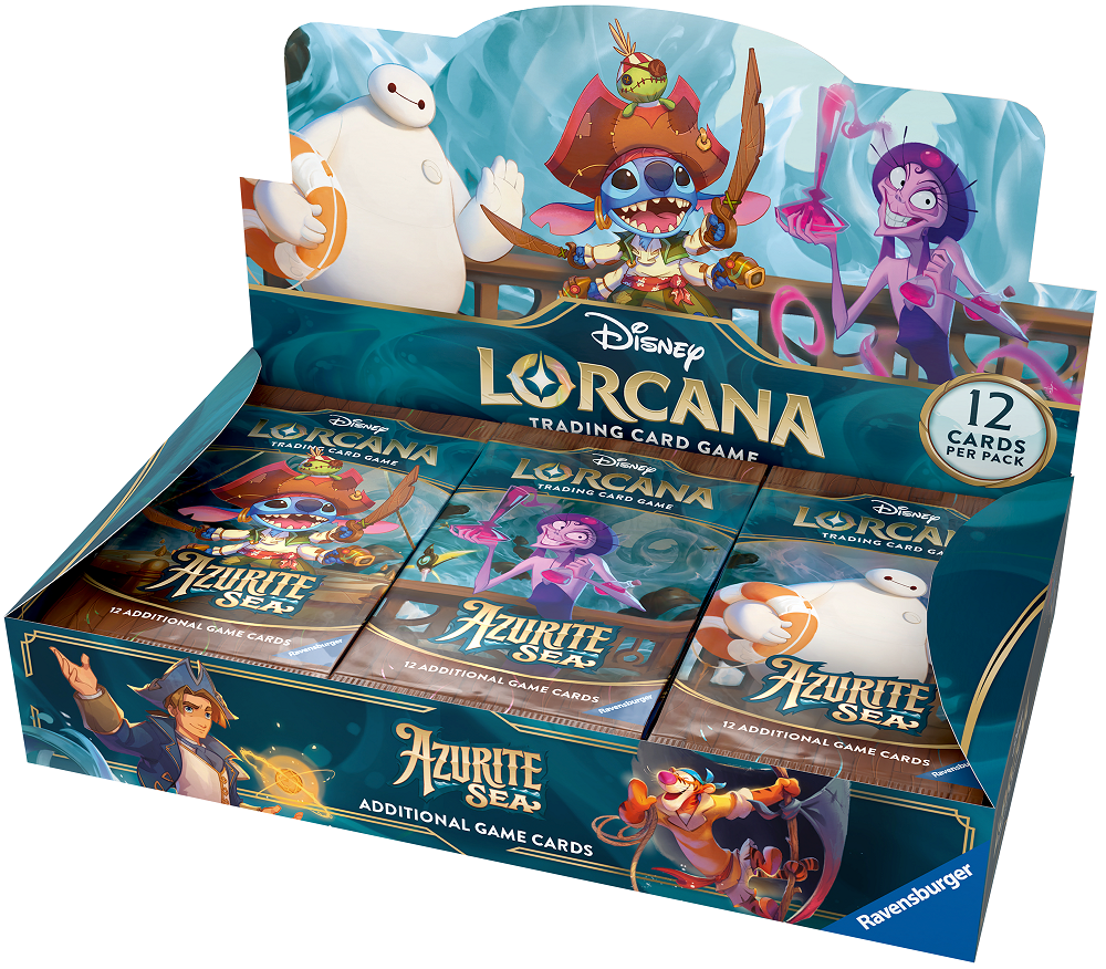 Disney Lorcana Azurite Sea Booster Box (Pre-Order)