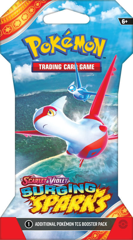 Pokemon Scarlet & Violet Surging Sparks Sleeved Booster Pack (Lot of 12)