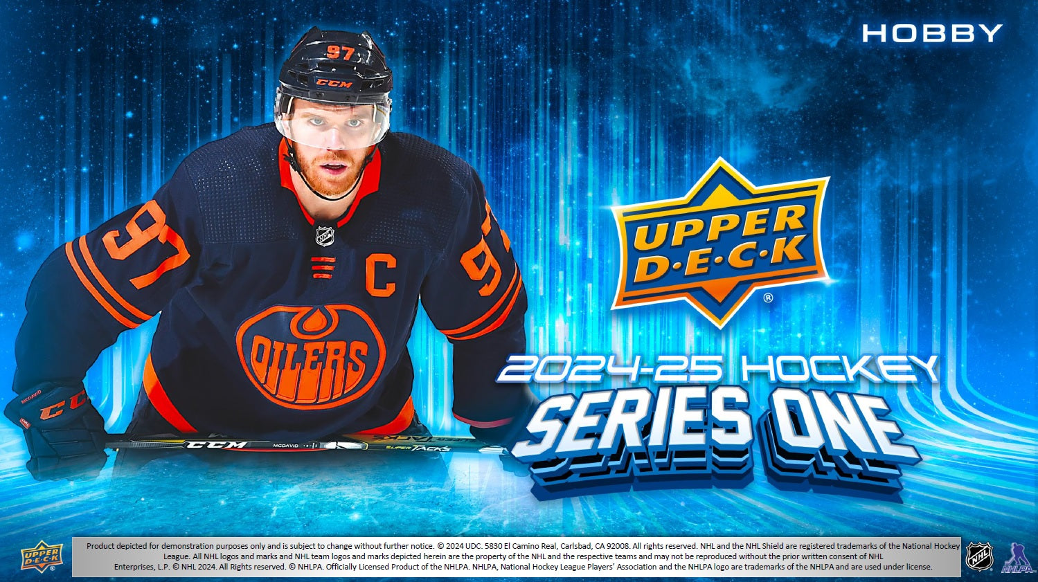 2024-25 Upper Deck Series 1 Hockey Hobby Box (Pre-Order) - Miraj Trading