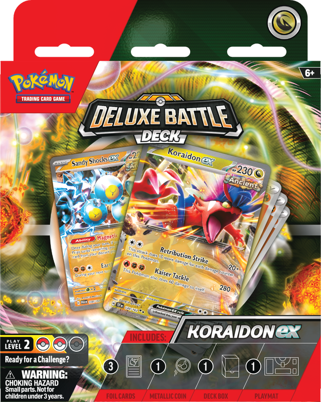 Pokemon Deluxe Battle Deck Miraidon/Koraidon EX (Pre-Order)