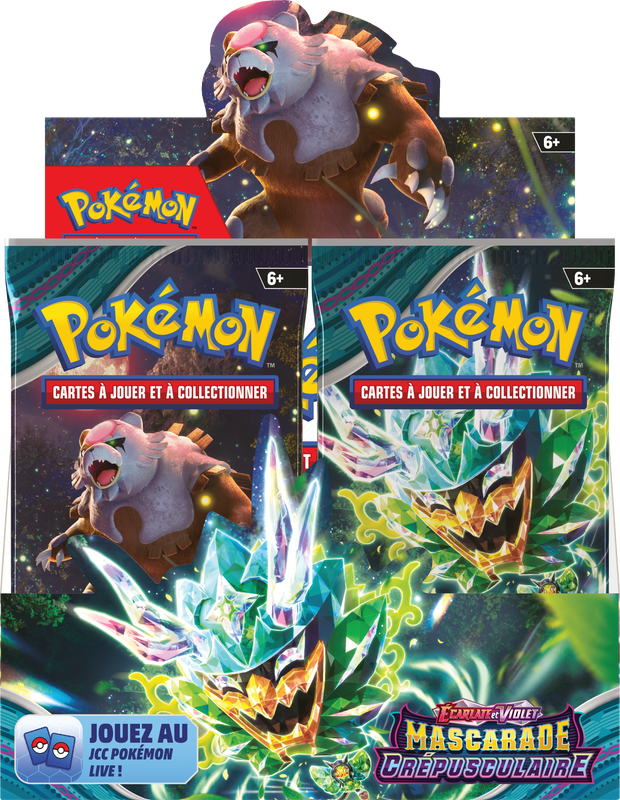 Pokemon Écarlate et Violet Masquerade Crépusculaire Booster Box (French)(Pre-Order) - Miraj Trading