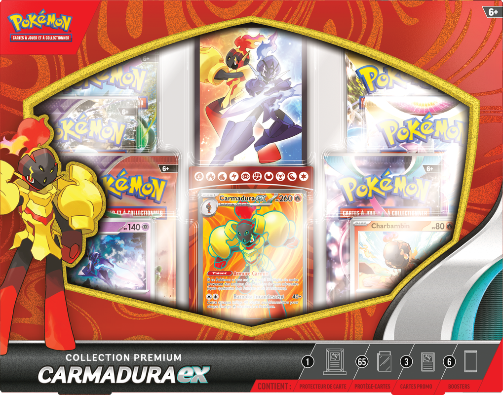 Pokemon Carmadura EX Collection Premium Boîte (French)