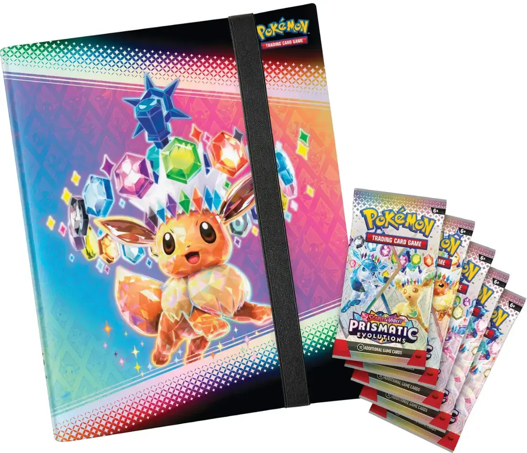 Pokemon Scarlet & Violet Prismatic Evolutions Binder Collection Box (Pre-Order) - Miraj Trading