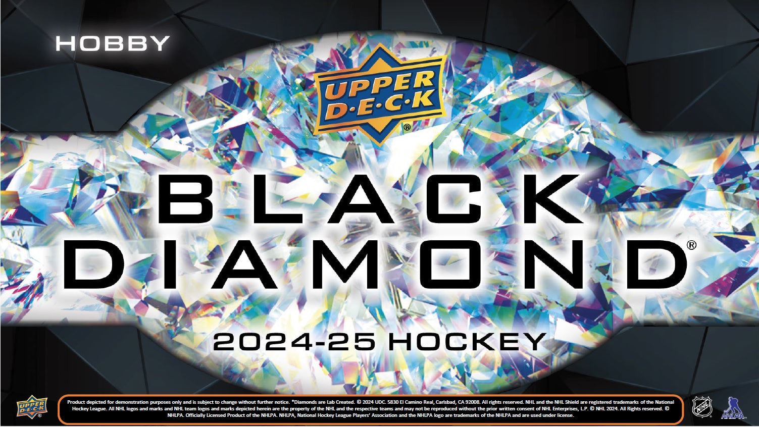 2024-25 Upper Deck Black Diamond Hockey Hobby Box (Pre-Order)