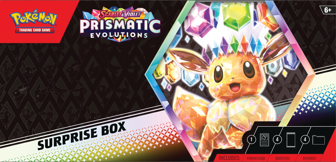 Pokemon Scarlet & Violet Prismatic Evolutions Suprise Box (Pre-Order) - Miraj Trading