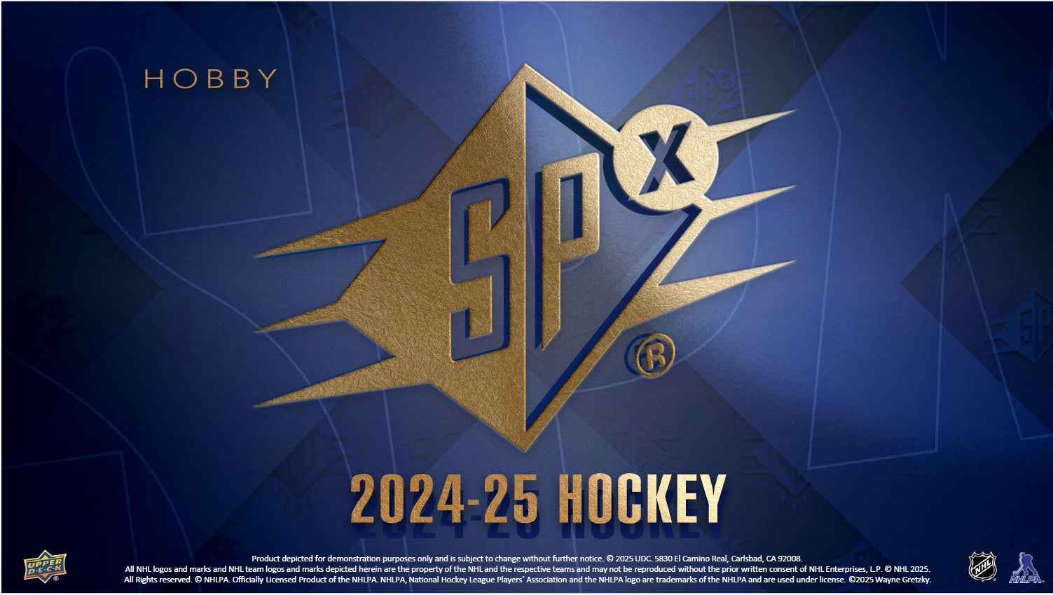 Coffret de hockey Upper Deck SPX 2024-25 (précommande)