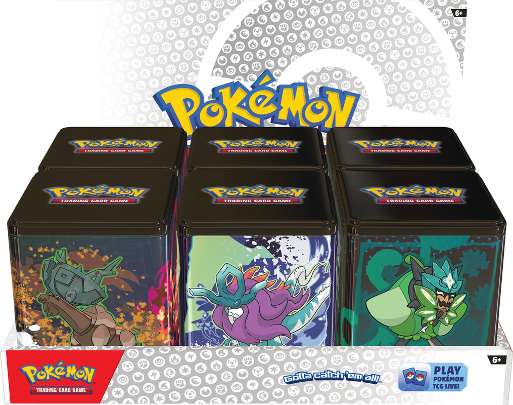 2025 Pokemon Stacking Tins Q1 Set of 3 (Pre-Order)