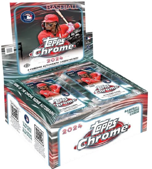 2024 Topps Chrome Baseball Hobby Jumbo Box - Miraj Trading