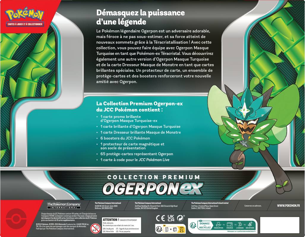 Pokemon Ogerpon EX Premium Collection (French)