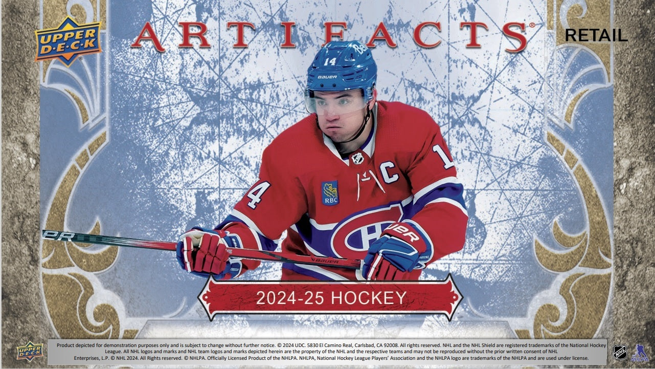 2024-25 Upper Deck Artifacts Hockey Blaster Box (Pre-Order) - Miraj Trading