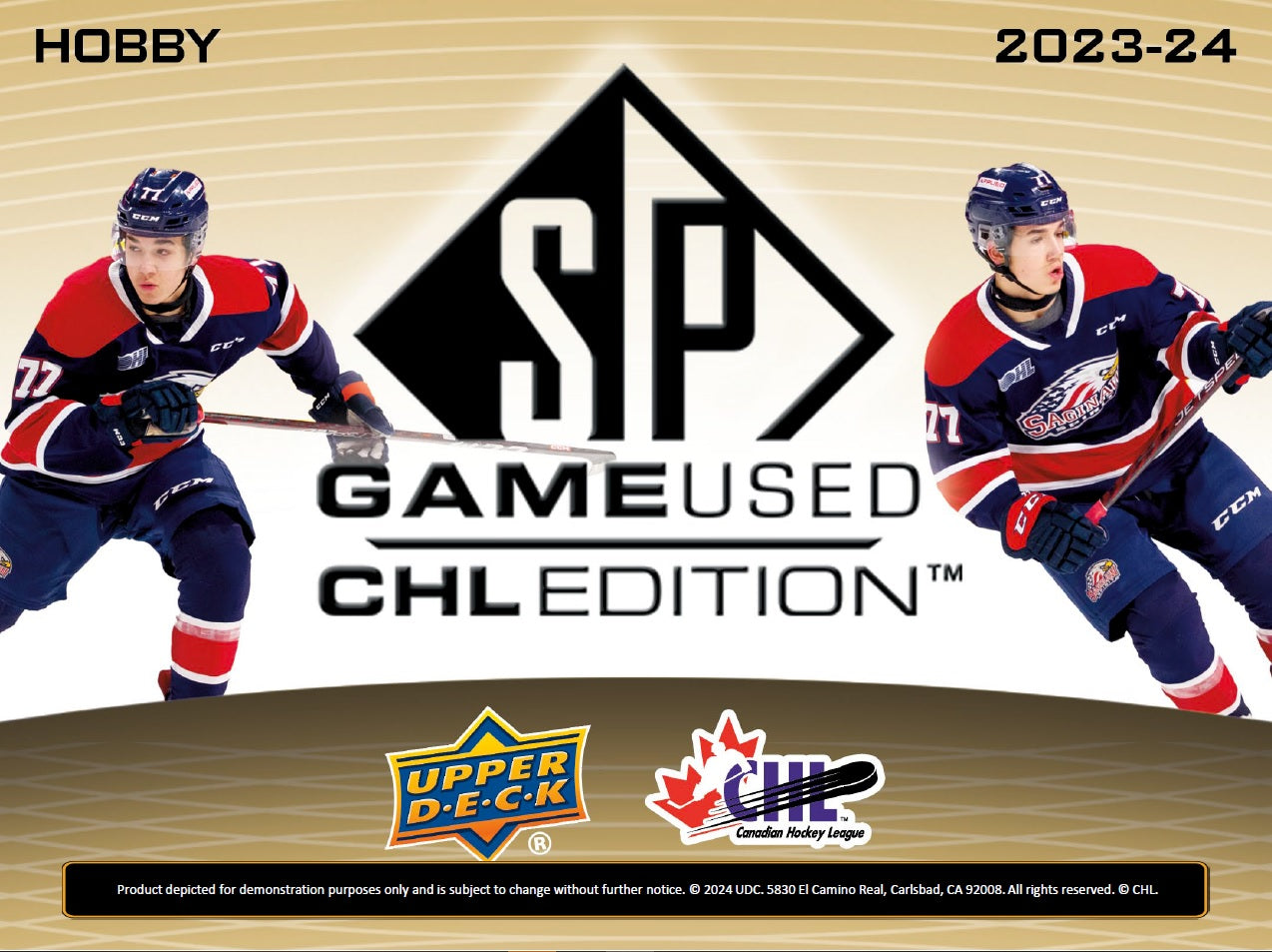 2023-24 Upper Deck SP Game Used CHL Edition Hockey Hobby Box