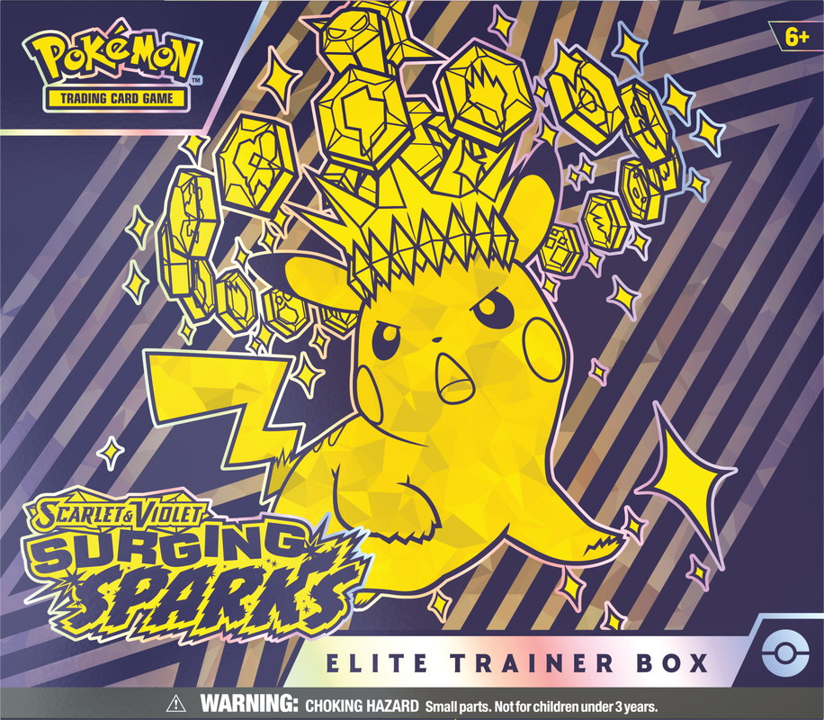 Pokemon Scarlet & Violet Surging Sparks Elite Trainer Box (Pre-Order)