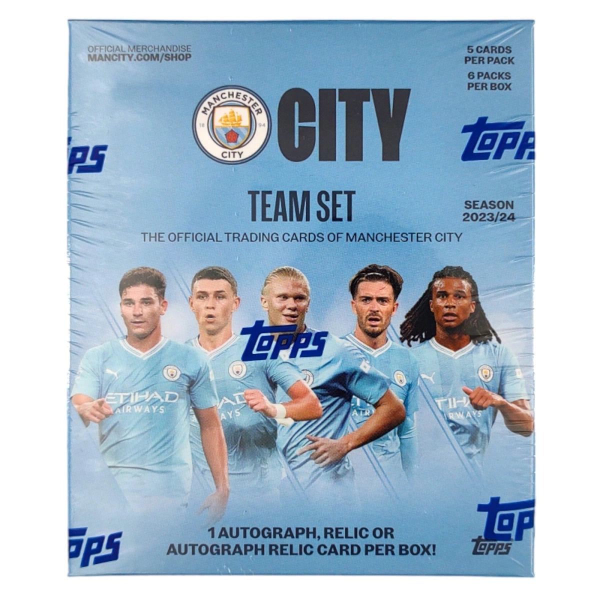 2023-24 Topps Team Set Manchester City