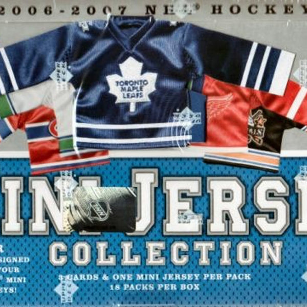 2007/08 Upper Deck Mini Jersey Hockey Hobby Box