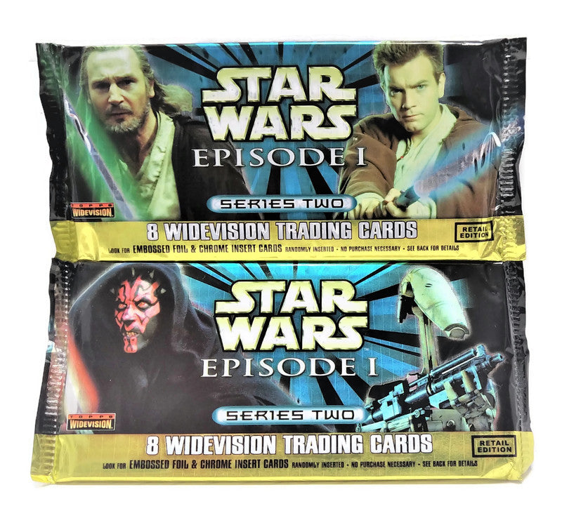 1999 Topps Star Wars Episode 1 Series 2 Retail Edition Pack (Lot