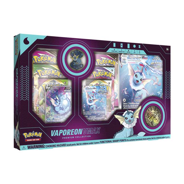 Pokemon Eevee Evolution VMAX Premium Collection Set discount of 3