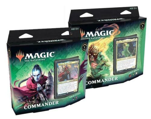 Magic The Gathering Zendikar Rising Commander Deck (Set Of 2) | Miraj ...